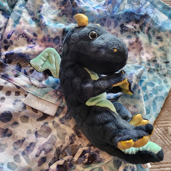 C&A Canda Premium Blue Green Blouse Sheer Lightweight Colorful 3/4 sleeves tab - Picture 11 of 15